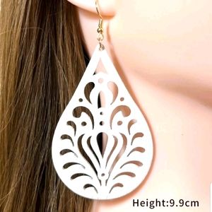 Wooden Cutout earrings